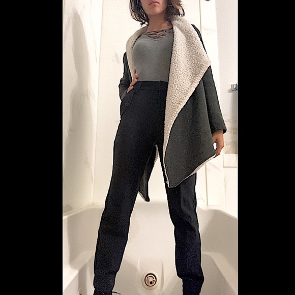 Hem & Thread Open Shirt Jacket/Coat Wool-Lined - Picture 2 of 5